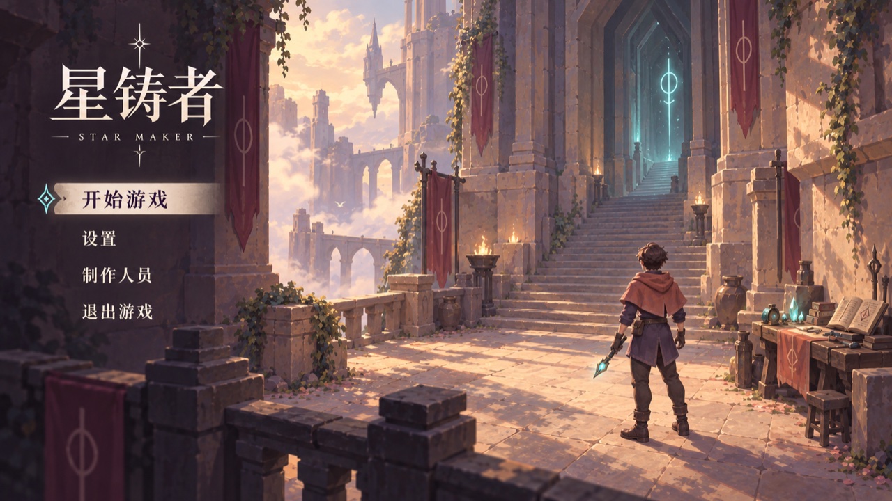 Astra-painted concept for the title scene