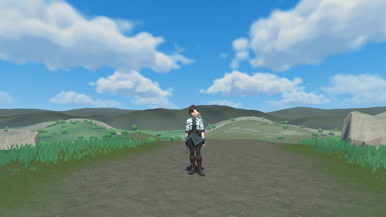 Procedural sky — midday, in-engine